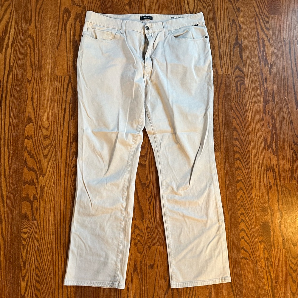 Men’s Nautica Straight Fit Khakis 36/32